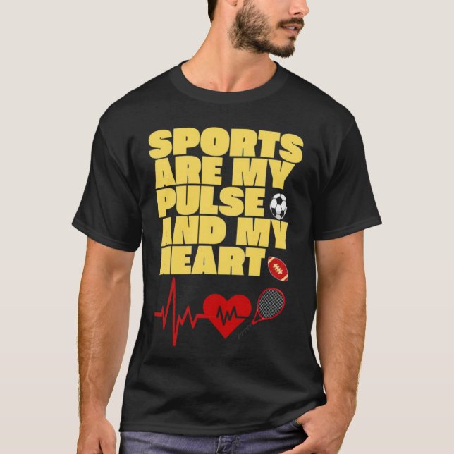Sports Tishrt T Shirt (Framsida)