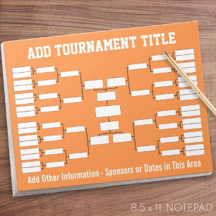 Sports Tournament-parentes Anteckningsblock