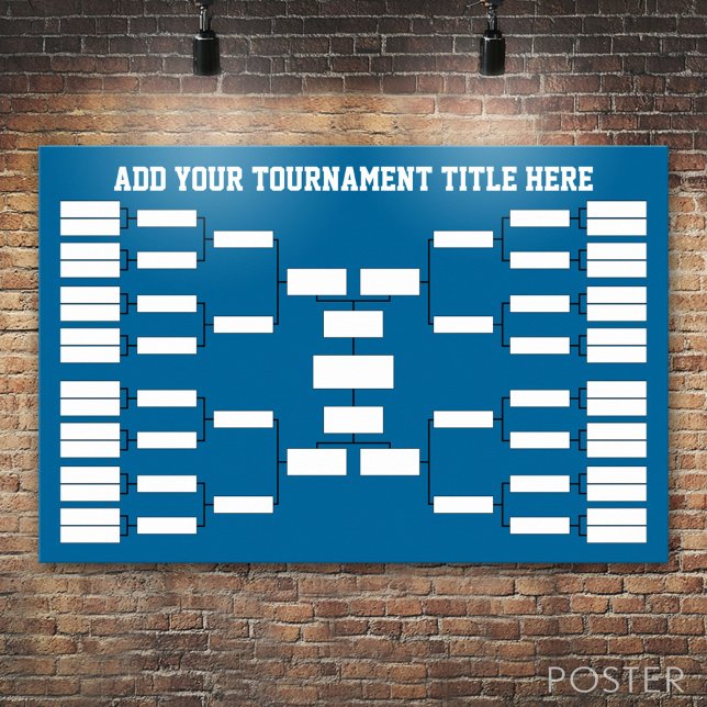 Sports Tournament-parentes Poster (Custom Tournament Bracket)