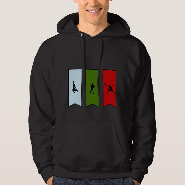 Sports Vibes – Fitness & Game Lover Collection Hoodie (Framsida)
