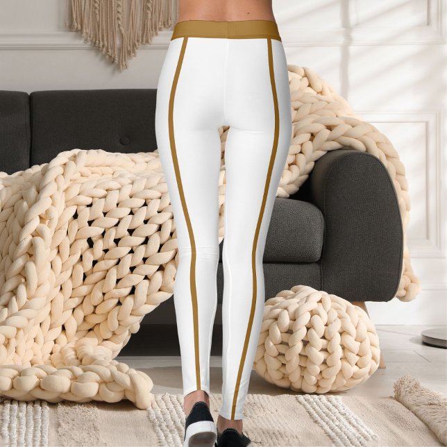 Sports Women Modern Cute Elegant Classic Stripes  Leggings (Skapare uppladdad)