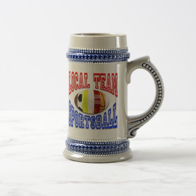 SPORTSBALL BEER STEIN SEJDEL (Höger)