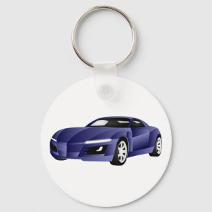 Sportscar Nyckelring