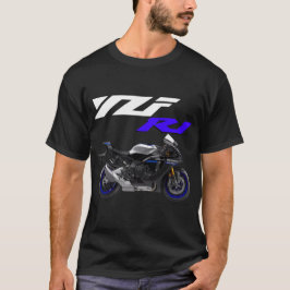 Sportscykel Motorcykel Blue R1 T Shirt