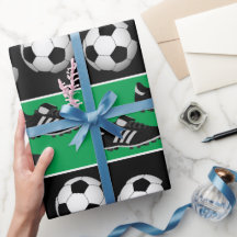 Sportskor med fotboll mönster party