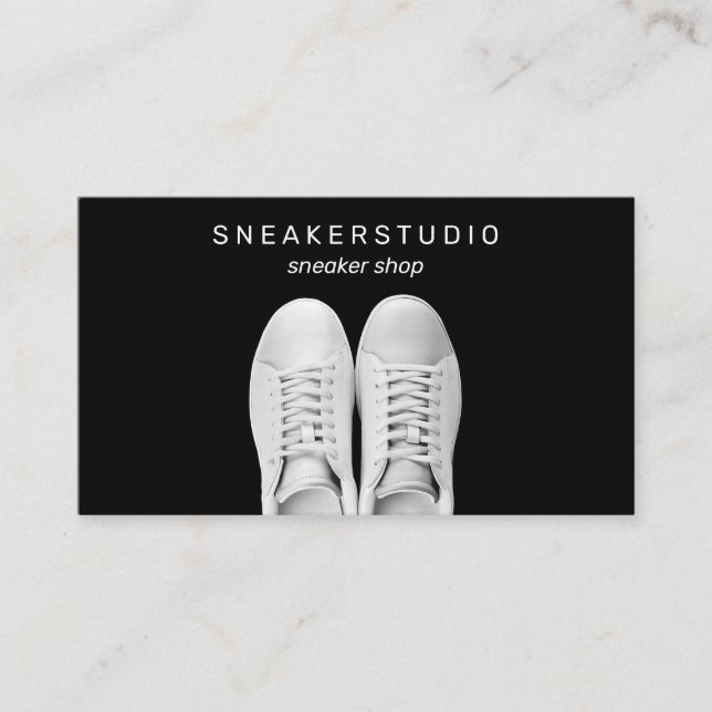 Sportskor Sneaker Visitkort (Framsida)