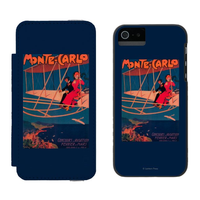 Sportslig affisch för flyg incipio iPhone wallet skal (Sida vid Sida)
