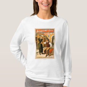 Sportslig affisch för LifeBoxer boxningTheatre T-shirt