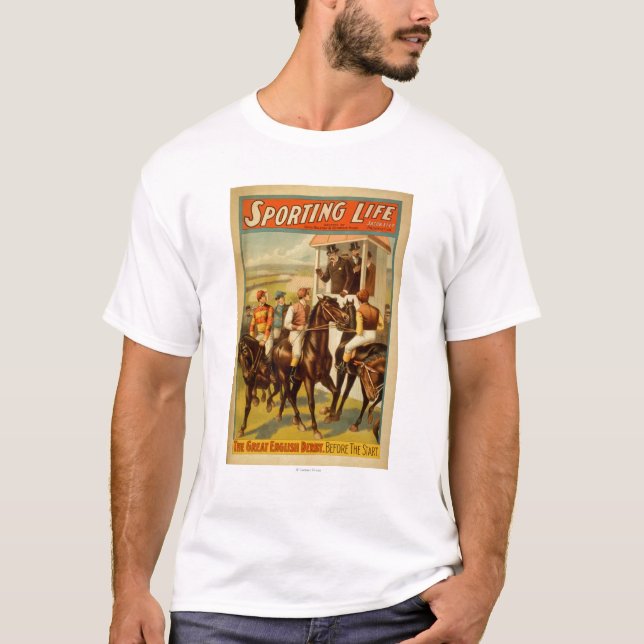 Sportsligt liv - den underbara engelskaDerby Tee Shirt (Framsida)