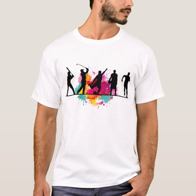 Sportsmanmanar T-tröja Tröja (Framsida)