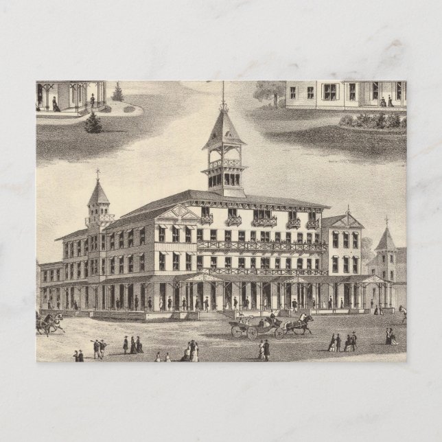 Sportsmans hallar och stugor vykort (Framsida)