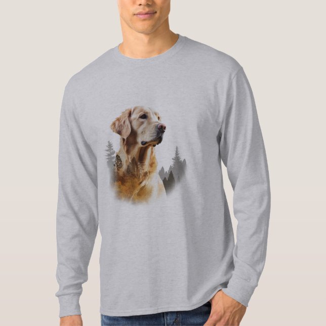 Sportsmans paradise - Gul lab T Shirt (Framsida)