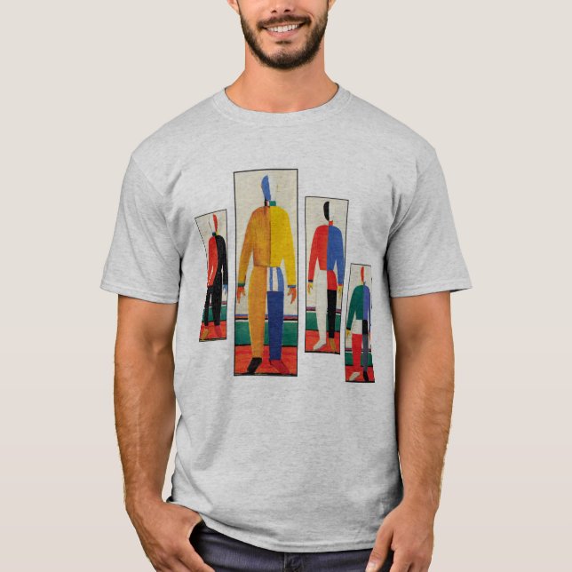 Sportsmen av Kazimir Malevich T Shirt (Framsida)