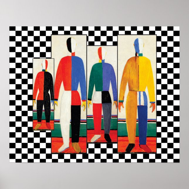 Sportsmen (Remix) från Kazimir Malevich Poster (Framsidan)
