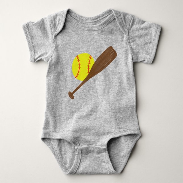 Sportsoftball T Shirt (Framsida)