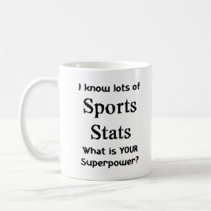 sportstatistik kaffemugg