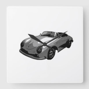 ~Sportster~ wall klocka~ Fyrkantig Klocka