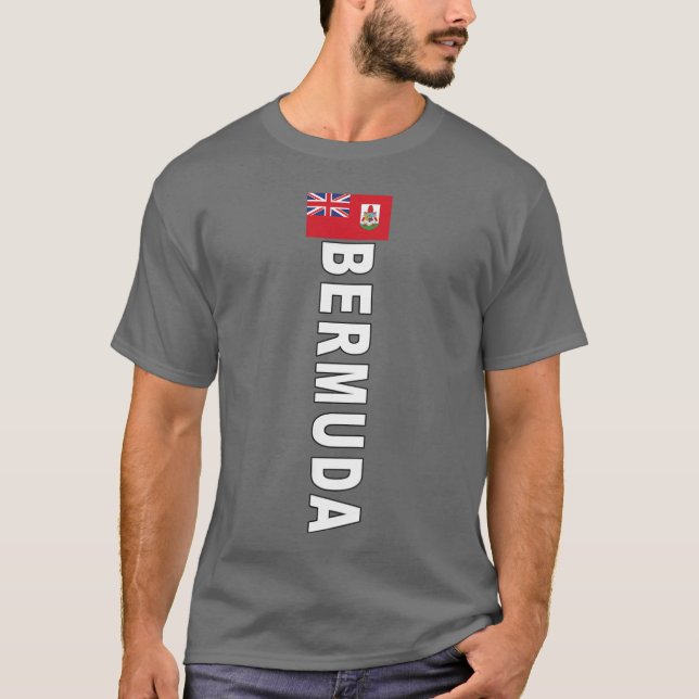 Sportstil vänster sida Bermuda present vän T Shirt (Framsida)