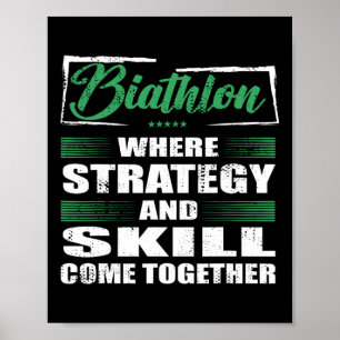 Sportstrategi och skicklig Kom tillsammans Poster