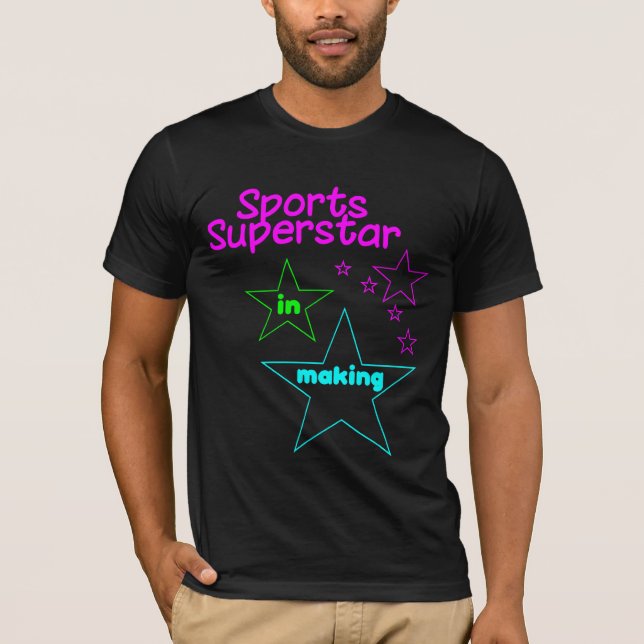 Sportsuperstjärna T-shirt (Framsida)