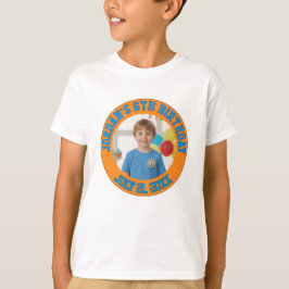 Sporttematisk t-shirt för födelsedagsbarn