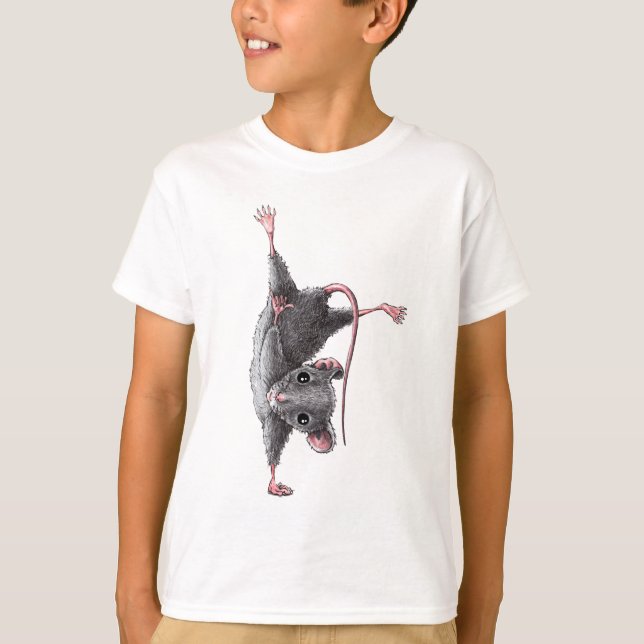 Sporty Animal - Hänglös mus T Shirt (Framsida)