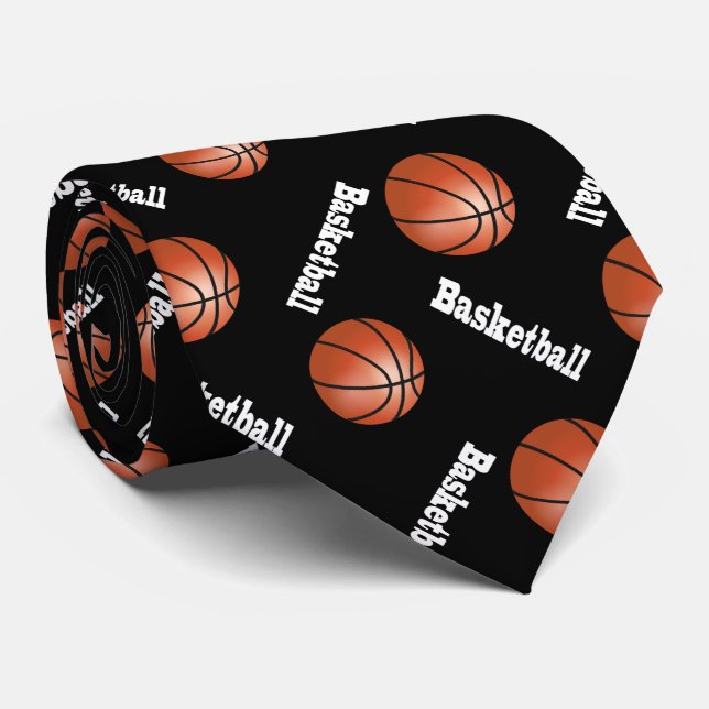 Sporty Basketball | Föränderlig bakgrund Färg Slips (Rullad)