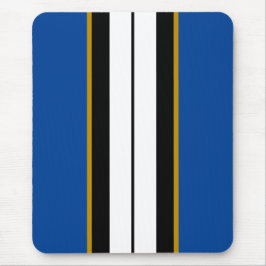 Sporty Blue Black White Lodrät Tävla Rand Musmatta