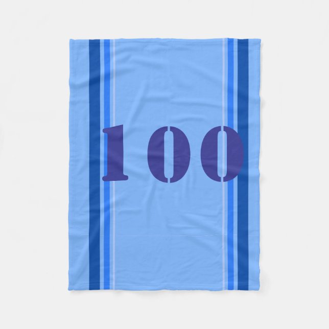 Sporty Blue Fleecefilt (Framsidan)