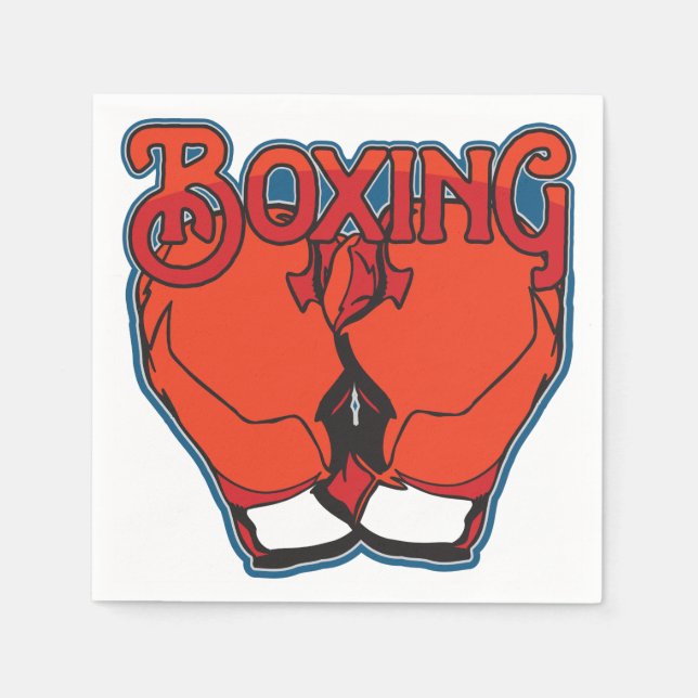 Sporty Boxing Pappersservett (Framsidan)