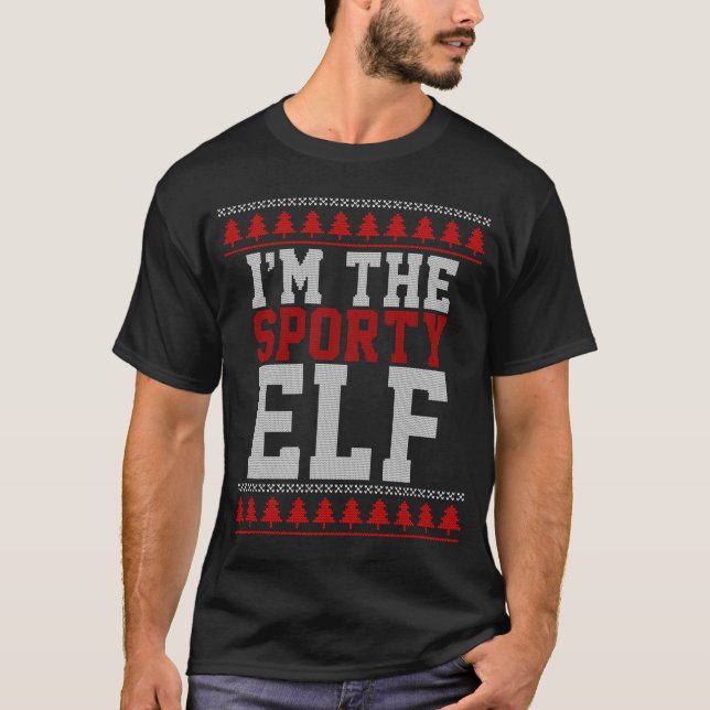 Sporty Elf T Shirt (Framsida)