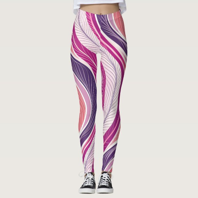 Sporty Feminine Seamless Pattern for Leggings and  (Framsida)