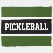 Sporty Forest Grönt Black White PICKLEBALL Rand