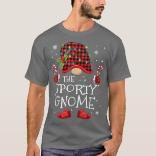 Sporty Gnome Buffalo Play Funny Julgran Fa T Shirt