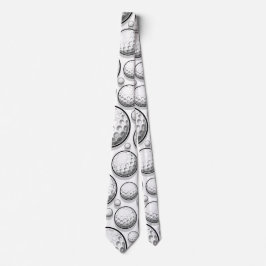 Sporty Golf Necktie Slips