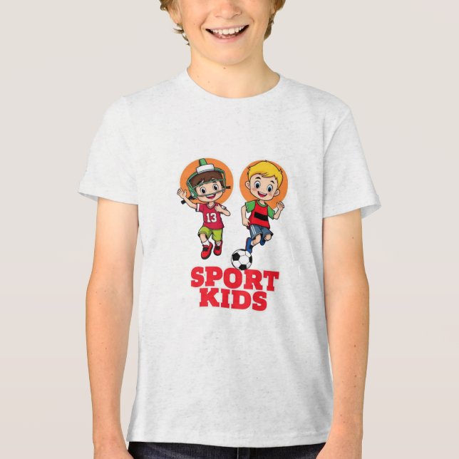 Sporty Kids Fun! T Shirt (Framsida)
