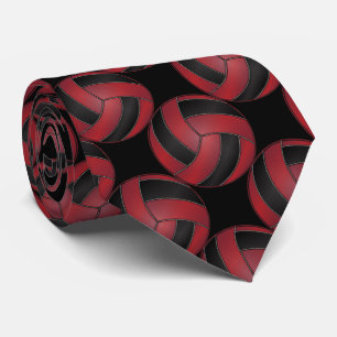 Sporty Mörk Red and Black Volleyball Slips