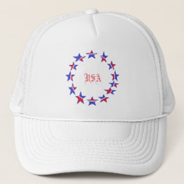 Sporty Patriotic Cap Keps