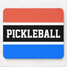Sporty PICKLEBALL Orange Himlar Blue Black Rand