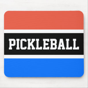 Sporty PICKLEBALL Orange Himlar Blue Black Rand Musmatta