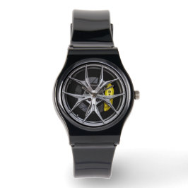 Sporty Rim Hjul Design Watch Armbandsur