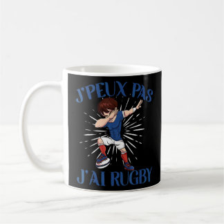 Sporty Rugby Player Coola Boys J'peux Pas J'ai Rug Kaffemugg