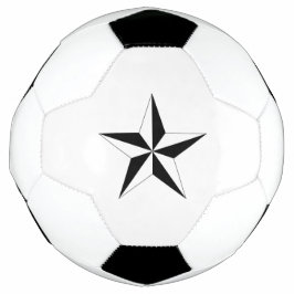 Sporty Star Mark Soccer Ball with Unique Look
