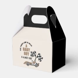 Sporty Tävling Car Boy Shower Presentaskar