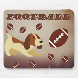 Sporty Valp HUND FOOTBALL Excitement KÄRLEK Musmatta