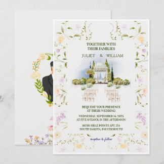 Sporty Wedding Invitation | Glass House  Inbjudningar