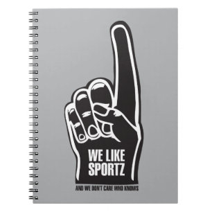 Sportz 2 anteckningsbok med spiral