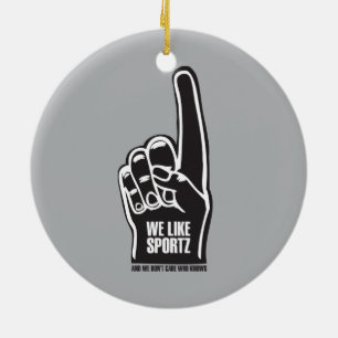 Sportz 2 julgransprydnad keramik