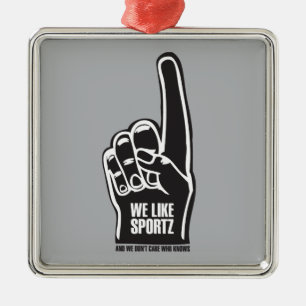 Sportz 2 julgransprydnad metall