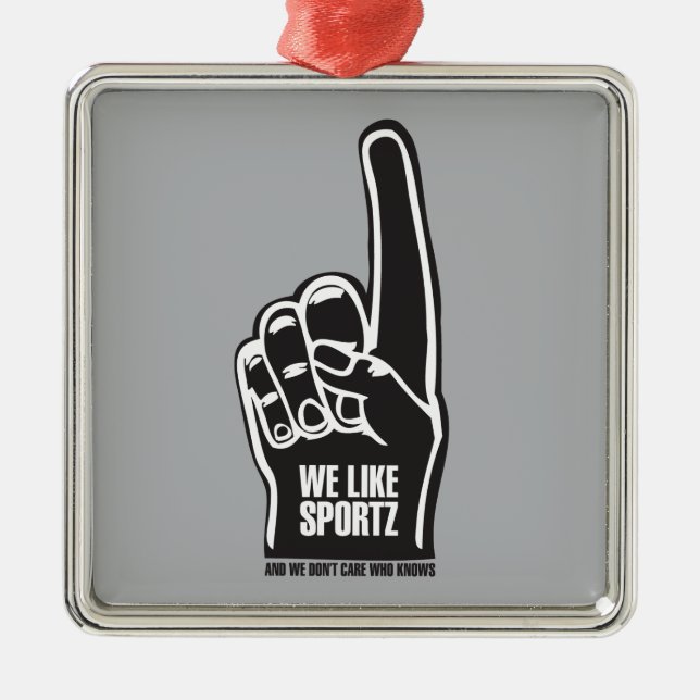 Sportz 2 julgransprydnad metall (Framsidan)